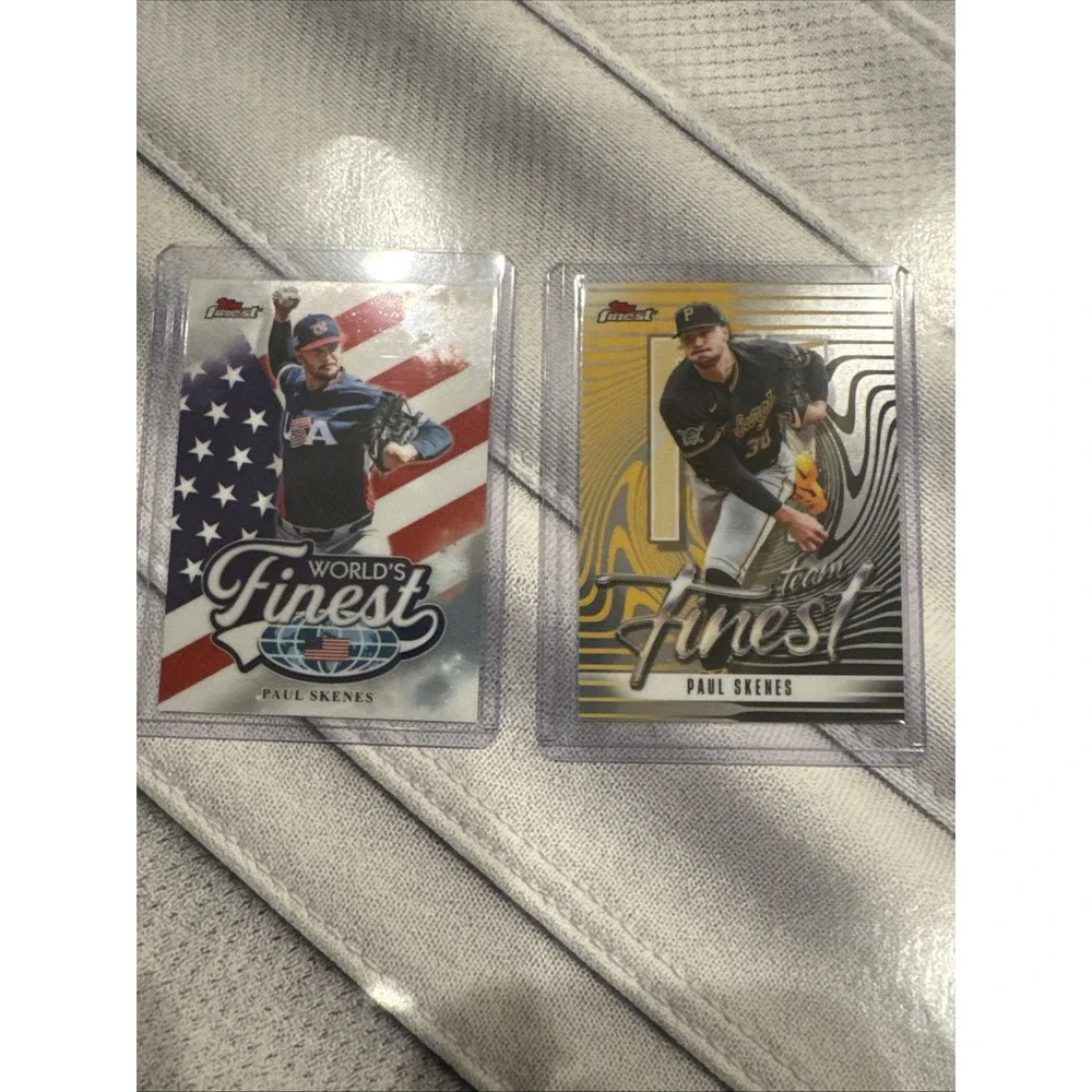2026 Topps Finest World's Finest Paul Skenes #WF-2 USA WBC Insert Baseball Card
